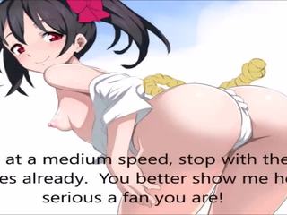 Nico yazawa (love wonen) vrouwelijke dominantie hentai joi (final)