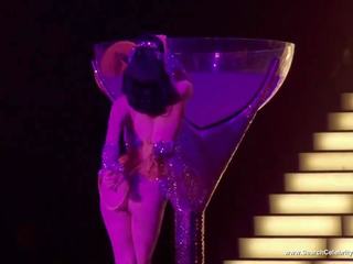 Dita Von Teese Topless Striptease