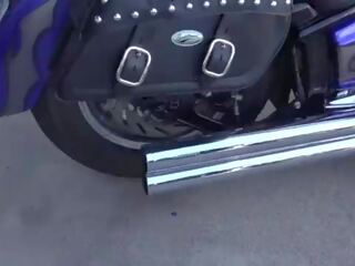 Chic en longue cuir bottes pompes et revs motorcycle