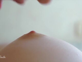 Romantic and sensual nipple play 4