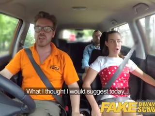 Fake Driving School libidinous learners dirty secret suck and fuck session