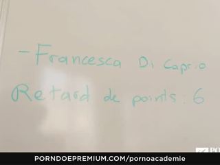 Porr academie - sultry skola lassie francesca di caprio hårdporr anala och dp i trekanter