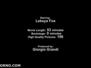 Leksya Fox finally gets the intense DP she deserves. Gapes and farting asshole with facial cumshots