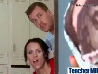 Wild Teacher (farrah dahl) With big Juggs Bang Student In Class video-13