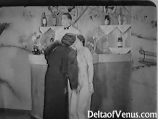 Authentic vintage x rated clip 1930s - wadon wadon lanang bukkake gangbang